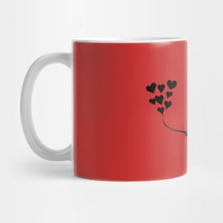 Love in arabic modern calligraphy simple typography minimalist art  حب Mug